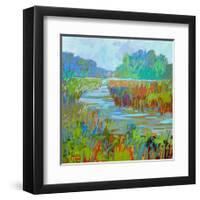 A Bend in the River-Jane Schmidt-Framed Art Print