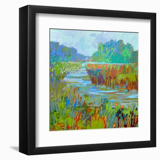 A Bend in the River-Jane Schmidt-Framed Art Print