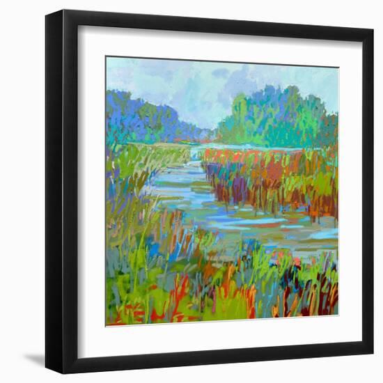 A Bend in the River-Jane Schmidt-Framed Art Print