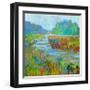 A Bend in the River-Jane Schmidt-Framed Art Print