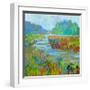 A Bend in the River-Jane Schmidt-Framed Art Print