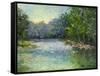 A Bend in the River-Mary Jean Weber-Framed Stretched Canvas