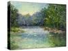A Bend in the River-Mary Jean Weber-Stretched Canvas