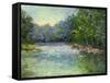 A Bend in the River-Mary Jean Weber-Framed Stretched Canvas