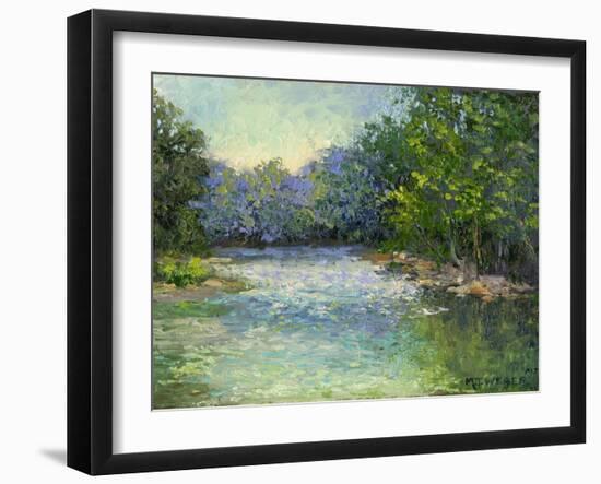 A Bend in the River-Mary Jean Weber-Framed Art Print