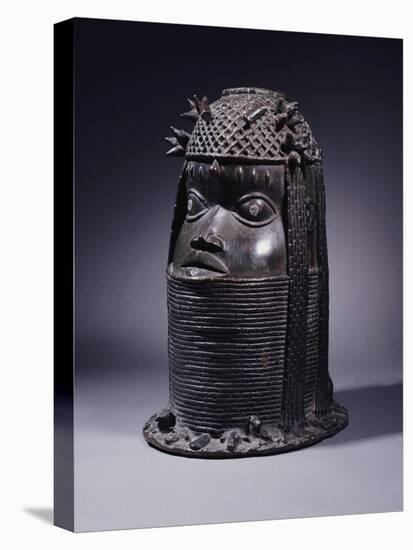 A Benin Bronze Head, circa Before 1810-null-Stretched Canvas