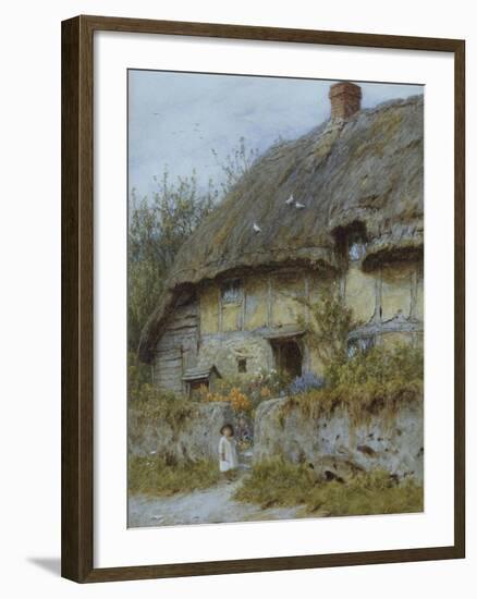 A Berkshire Cottage-Helen Allingham-Framed Giclee Print