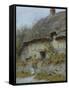 A Berkshire Cottage-Helen Allingham-Framed Stretched Canvas