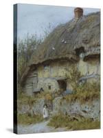 A Berkshire Cottage-Helen Allingham-Stretched Canvas