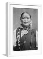 A Bhutia Woman, C1910-null-Framed Giclee Print