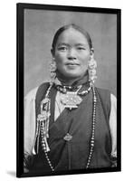 A Bhutia Woman, C1910-null-Framed Giclee Print