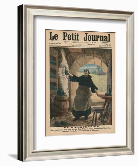 A Bicentenary, Two Hundred Years Ago Precisely, Dom Perignon, a Benedictine Monk of Hautvillers,…-French School-Framed Giclee Print