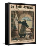 A Bicentenary, Two Hundred Years Ago Precisely, Dom Perignon, a Benedictine Monk of Hautvillers,…-French School-Framed Stretched Canvas