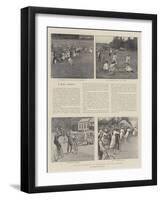 A Bicycle Gymkhana at Esquimalt, British Columbia-null-Framed Giclee Print