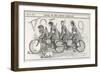 A Bicycle Made for Four-null-Framed Art Print