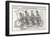 A Bicycle Made for Four-null-Framed Art Print