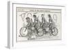 A Bicycle Made for Four-null-Framed Art Print