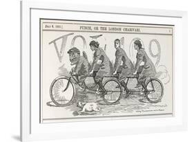 A Bicycle Made for Four-null-Framed Premium Giclee Print