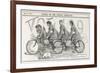 A Bicycle Made for Four-null-Framed Premium Giclee Print
