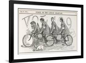 A Bicycle Made for Four-null-Framed Premium Giclee Print