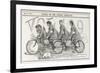 A Bicycle Made for Four-null-Framed Art Print