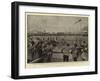 A Bicycle Race for Ladies at Halensee, Near Berlin-null-Framed Giclee Print
