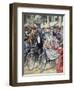 A Bicycle Wedding, 1909-null-Framed Giclee Print