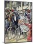 A Bicycle Wedding, 1909-null-Mounted Giclee Print