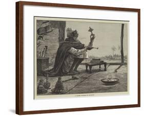 A Bidree Worker of Lucknow-null-Framed Giclee Print