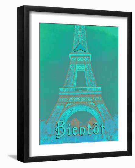 A? Biento?t Eiffel Tower-Cora Niele-Framed Giclee Print