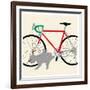 A Bike For The Boys-Jenny Frean-Framed Giclee Print