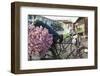 A bike loaded with fresh flowers at the flower market in Mandalay, Myanmar (Burma), Asia-Alex Treadway-Framed Photographic Print