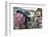 A bike loaded with fresh flowers at the flower market in Mandalay, Myanmar (Burma), Asia-Alex Treadway-Framed Photographic Print