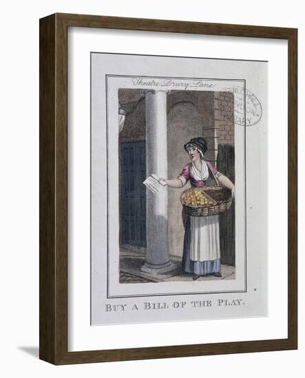 A Bill of the Play, Cries of London, 1804-William Marshall Craig-Framed Giclee Print