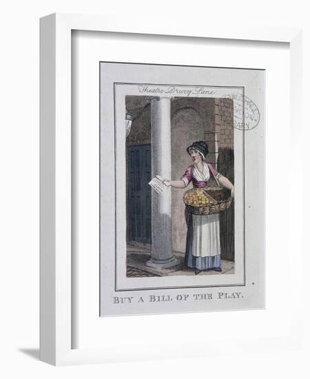 A Bill of the Play, Cries of London, 1804-William Marshall Craig-Framed Giclee Print