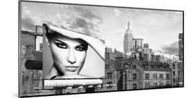 A Billboard in Manhattan-Julian Lauren-Mounted Giclee Print