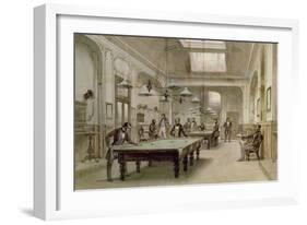 A Billiard Room, 1861-Carl Friedrich Heinrich Werner-Framed Giclee Print