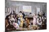 A Billiard Room in the nineteenth century, 1828-Julien Leopold Boilly-Mounted Giclee Print