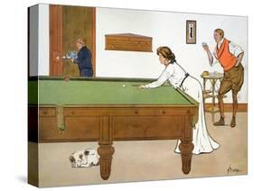 A Billiards Match-Lance Thackeray-Stretched Canvas