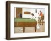 A Billiards Match-Lance Thackeray-Framed Premium Giclee Print