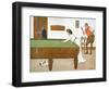 A Billiards Match-Lance Thackeray-Framed Premium Giclee Print