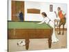 A Billiards Match-Lance Thackeray-Stretched Canvas