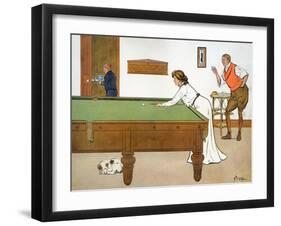 A Billiards Match-Lance Thackeray-Framed Giclee Print