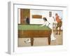 A Billiards Match-Lance Thackeray-Framed Giclee Print