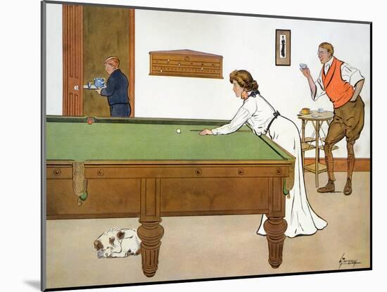 A Billiards Match-Lance Thackeray-Mounted Giclee Print