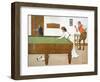 A Billiards Match-Lance Thackeray-Framed Giclee Print