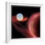 A Binary Star System-Stocktrek Images-Framed Art Print