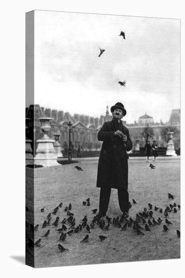 A Bird Charmer, Paris, 1931-Ernest Flammarion-Stretched Canvas