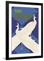 A Bird is a Poet-null-Framed Art Print