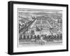 A bird's-eye view of Burlington House, Piccadilly, Westminster, c1707 (1911)-Johannes Kip-Framed Giclee Print